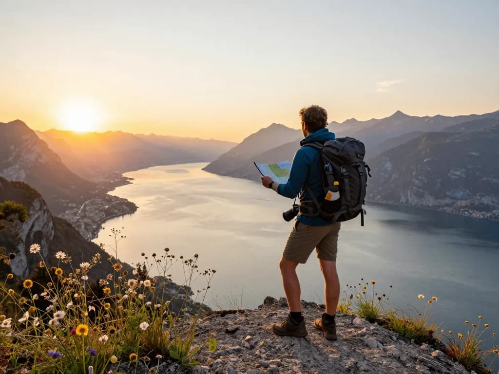 Entdecken Sie Gardasee Reisetipps durch atemberaubende Sonnenuntergänge und malerische Ausblicke am Gardasee.