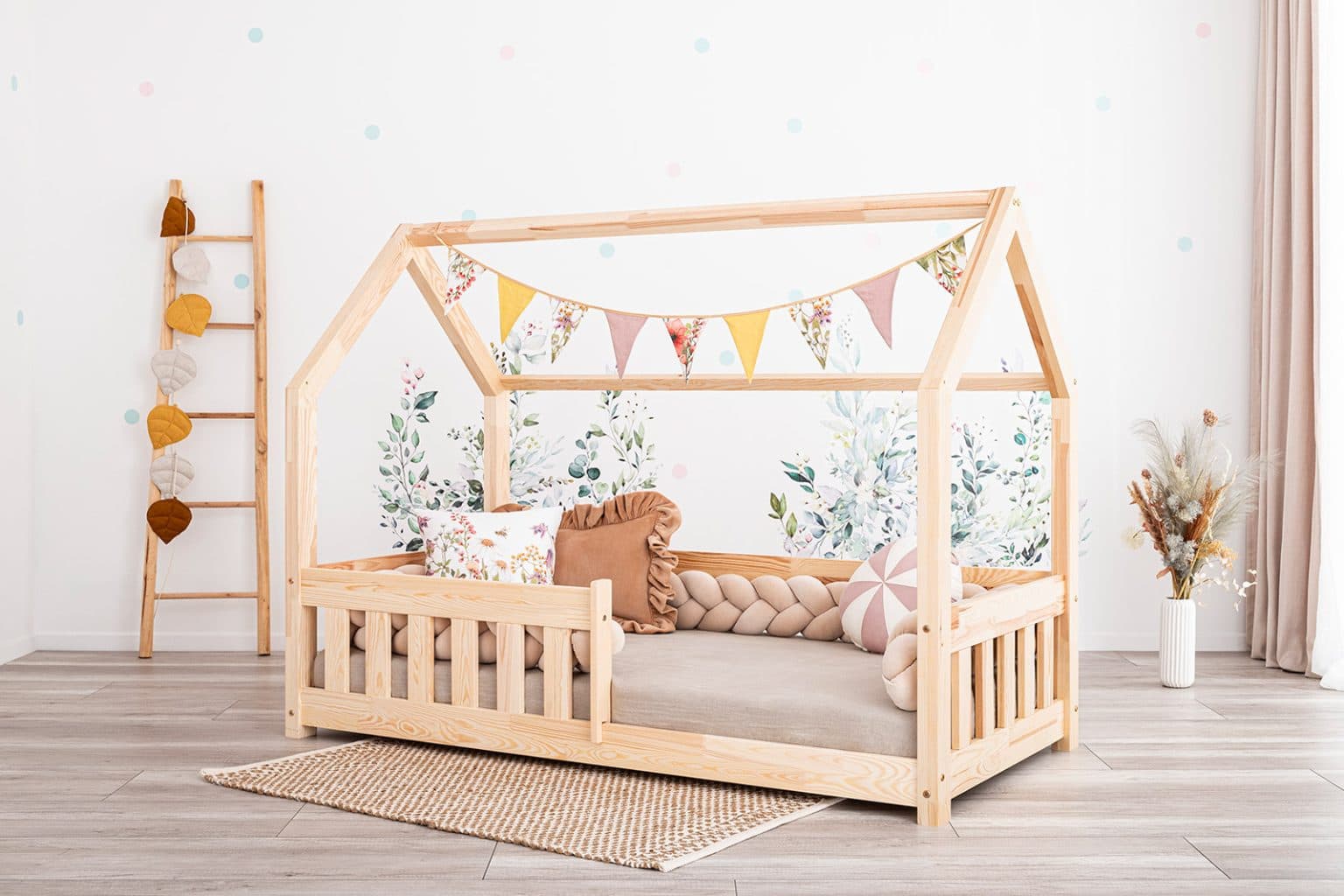TiCAA Bodenbett 140x200 – Robust, kindgerecht, nachhaltig