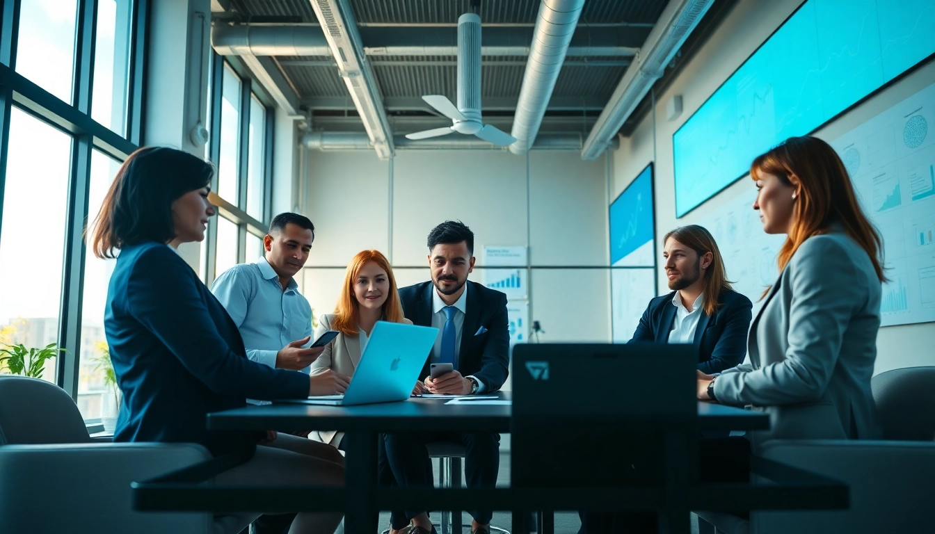 Effiziente Zusammenarbeit in einer modernen Bueroumgebung fuer SAP ERP Anwendungen.