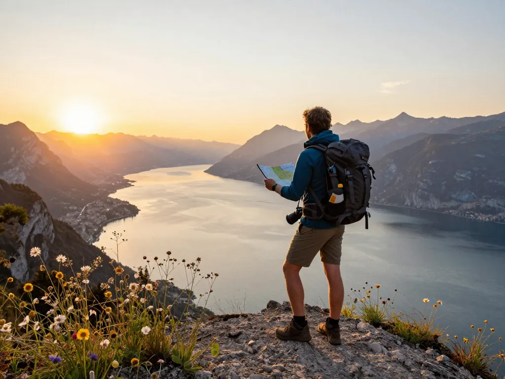 Entdecken Sie Gardasee Reisetipps durch atemberaubende Sonnenuntergänge und malerische Ausblicke am Gardasee.